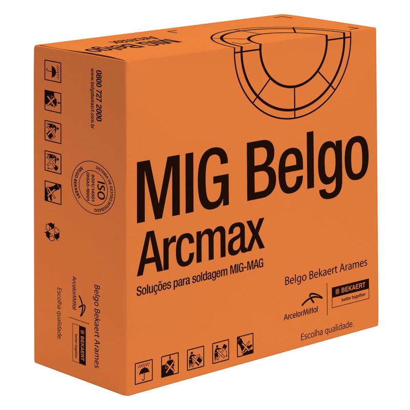 Arame Solda MIG-MAG Belgo - 1,0mm 18kg